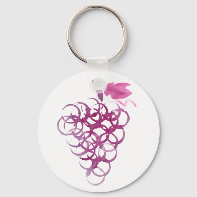 Chaveiro Uvas Manchas de Vinho (Frente)