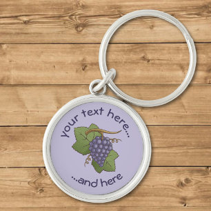 Chaveiro Uvas Vermelhas