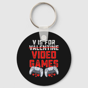 Chaveiro V É Para Videos games, Dias de os namorados, Crian