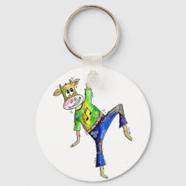 Chaveiro Vaca branca dançante