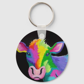 Chaveiro Vaca Colorida