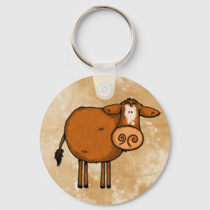 Chaveiro vaca de amor pela paz