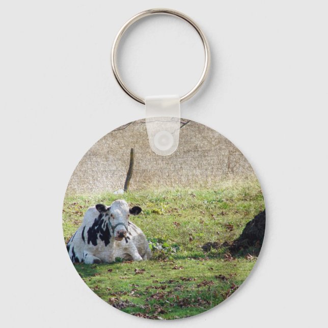 Chaveiro Vaca Leiteira em Descolagem (Frente)