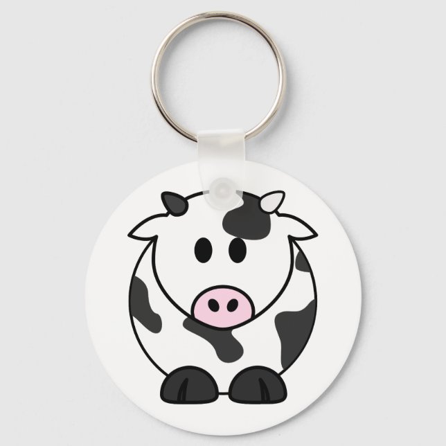 Chaveiro Vaca Leiteira Fofa (Frente)