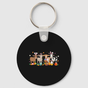 Chaveiro Vaca Páscoa Fazenda Animal Fazendeiro Ovos de Pásc