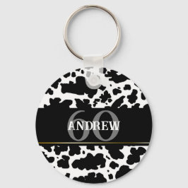 Chaveiro Vaca Personalizada Mancha Impressão
