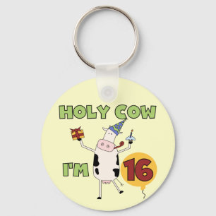Chaveiro Vaca santamente eu sou 16 camisetas e presentes