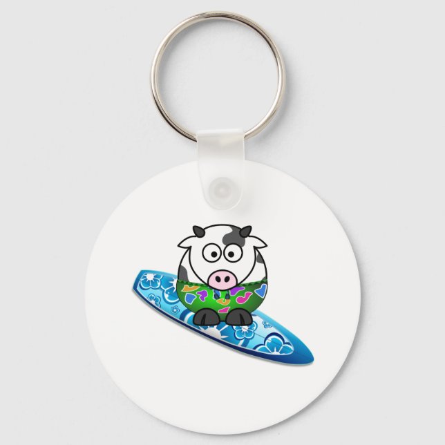 Chaveiro Vaca Surfer (Frente)