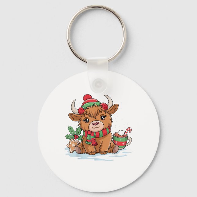Chaveiro Vaca Vaca Fofa Fofa Vaca Santa Hata M (Frente)