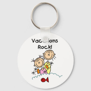 Chaveiro Vacations Rock T-shirts e presentes
