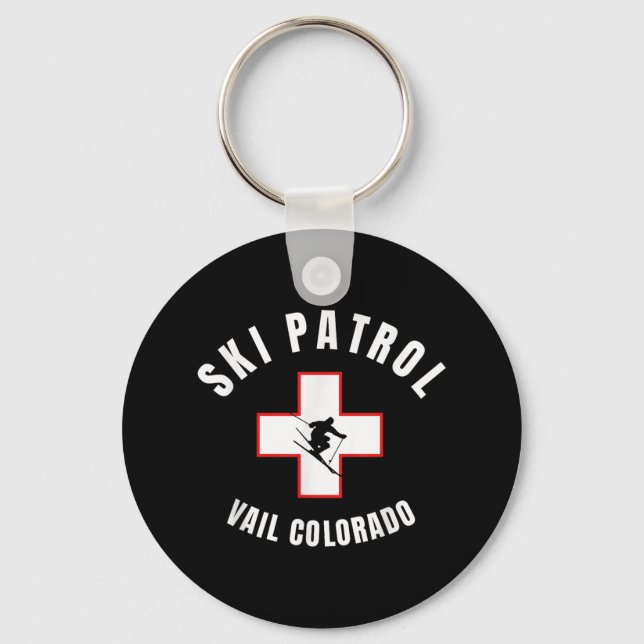 Chaveiro Vail Colorado Ski Patrol (Frente)