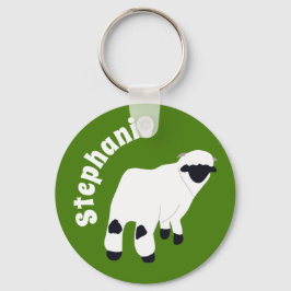 Chaveiro Valais Blacknose Sheep Personalizado Farmers