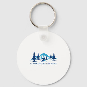 Chaveiro vale de Carrabassett resort de esqui no Maine esqu