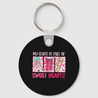 Chaveiro Valentine Teacher My Cl Is Full Of Sweethearts Bow