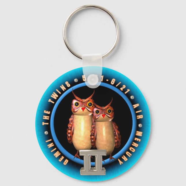 Chaveiro Valxart Gemini zodiac (Frente)