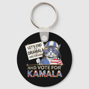Chaveiro Vamos acabar com o Dramala e votar em Kamala