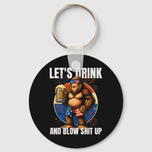 Chaveiro Vamos Beber E Explodir Cerveja Bigfoot Usa 4 De Ju