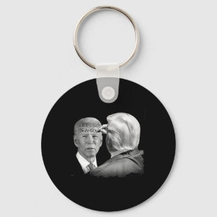 Chaveiro Vamos Brandon Trump Escreve No Bidens Forehead