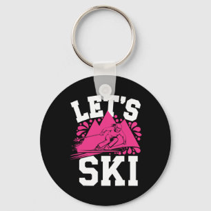 Chaveiro Vamos De Esqui Humor De Inverno Esportes E Neve