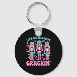 Chaveiro Vamos Fazer Essa Festa Quebrar Quebra-Nozes Rosa N