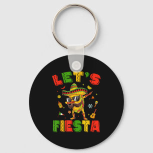 Chaveiro Vamos festejar tacos fazendo dabbing cinco de maio