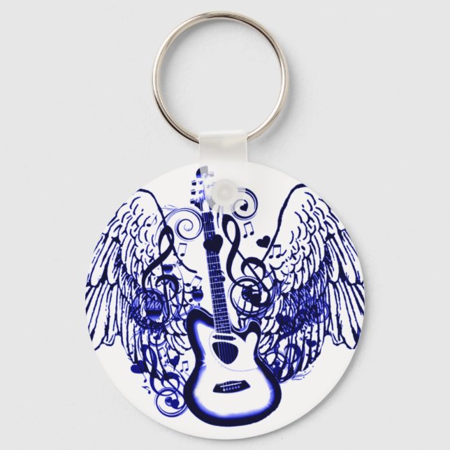 Chaveiro Vamos Fly,Rock N Roll_ (Frente)