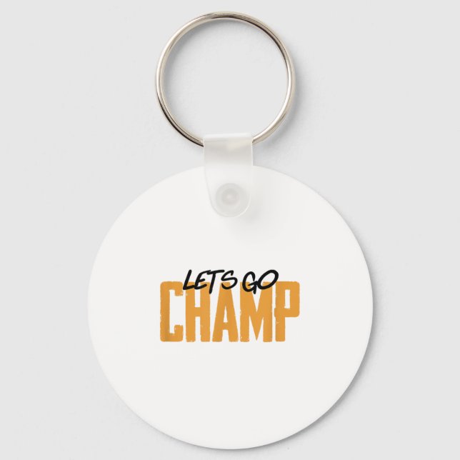 Chaveiro Vamos Lá Campeão' Motivação de Boxe  (Frente)
