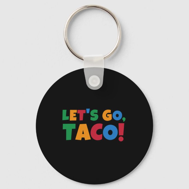 Chaveiro Vamos Lá Taco' Frango Trump Tarifa  (Frente)