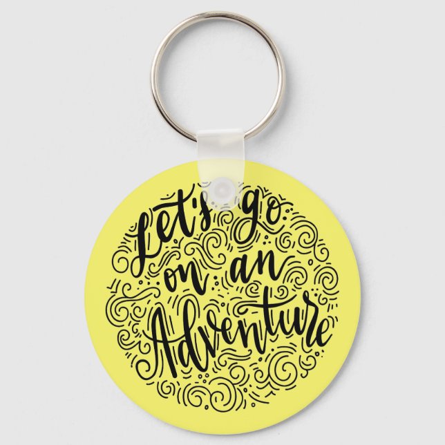 Chaveiro Vamos para uma aventura (Frente)