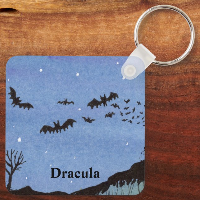 Chaveiro Vampiro Bats Halloween (Verso)