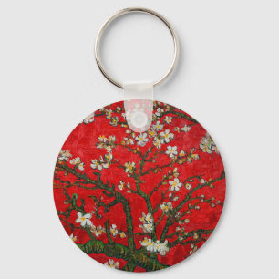 Chaveiro Van Gogh Almond Blossoms Red