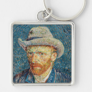 Chaveiro Van Gogh - Autorretrato com um chapéu de feltro d