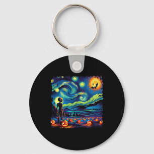 Chaveiro Van Gogh Starry Night Man Halloween Fall Pum