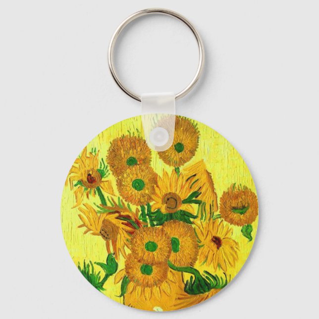Chaveiro Van Gogh Sunflower (Frente)
