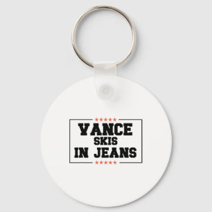 Chaveiro Vance Esquia De Jeans Esquiar Divertido Anti Jd Va