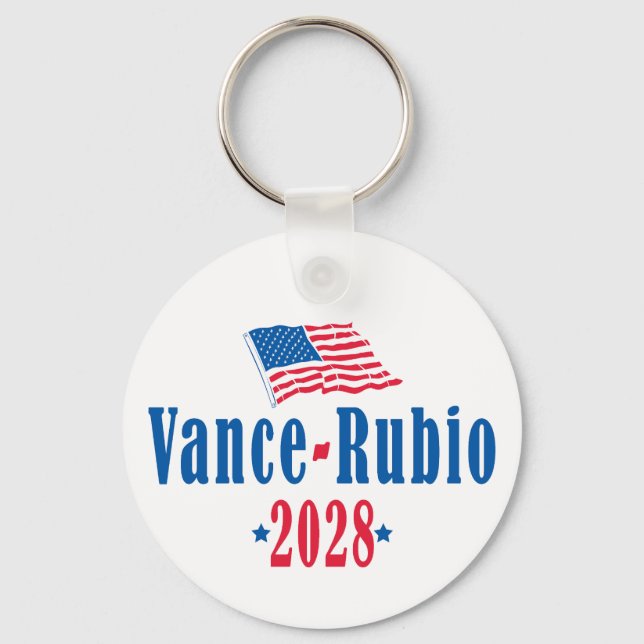 Chaveiro Vance Rubio 2028 (bandeira) (Frente)