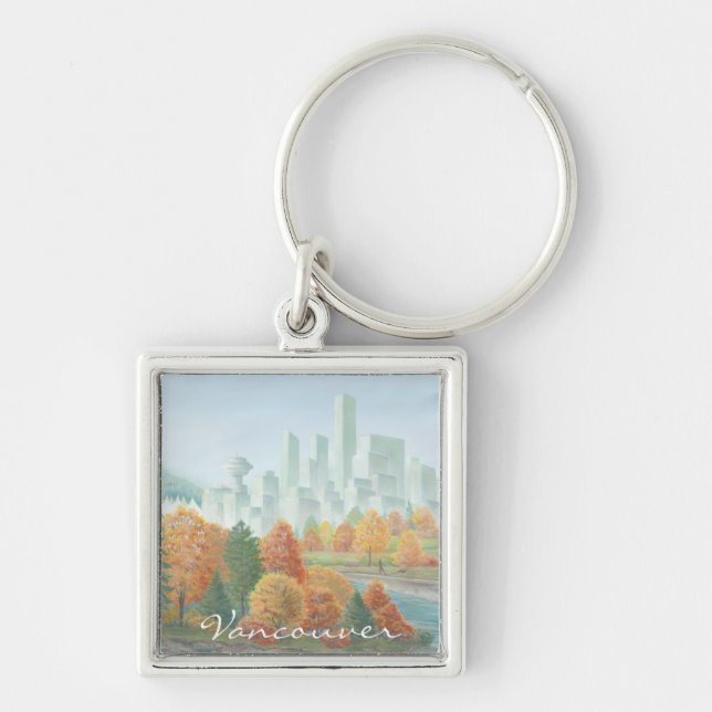 Chaveiro Vancouver Canada Key Chain Landscape Souvenirs (Frente)