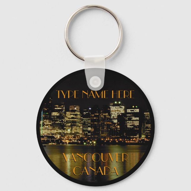 Chaveiro Vancouver Canada Key Chain Personalization Souveni (Frente)