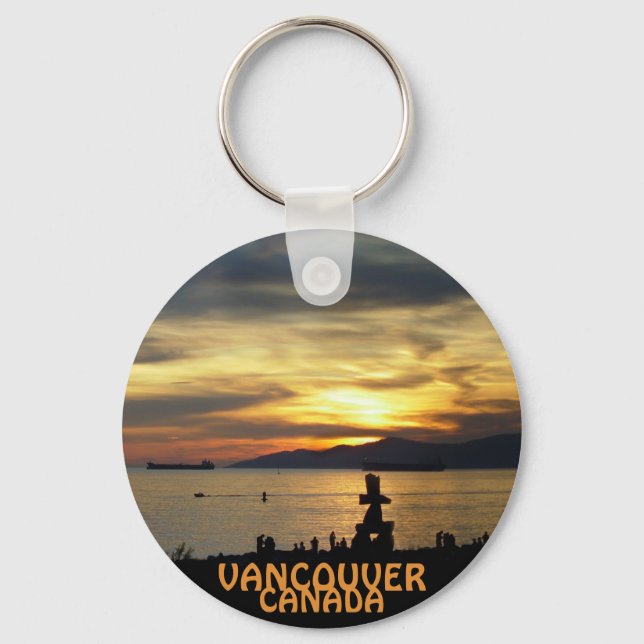 Chaveiro Vancouver Canada Key Chain Vancouver Souvenirs (Frente)