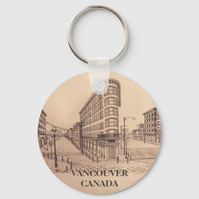Chaveiro Vancouver Canada Key Chain Vancouver Souvenirs (Frente)