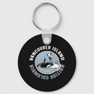 Chaveiro Vancouver Island BC Canada Orca Whales Adventure K