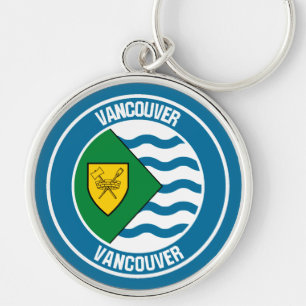Chaveiro Vancouver Round Emblem