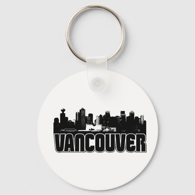 Chaveiro Vancouver Skyline (Frente)
