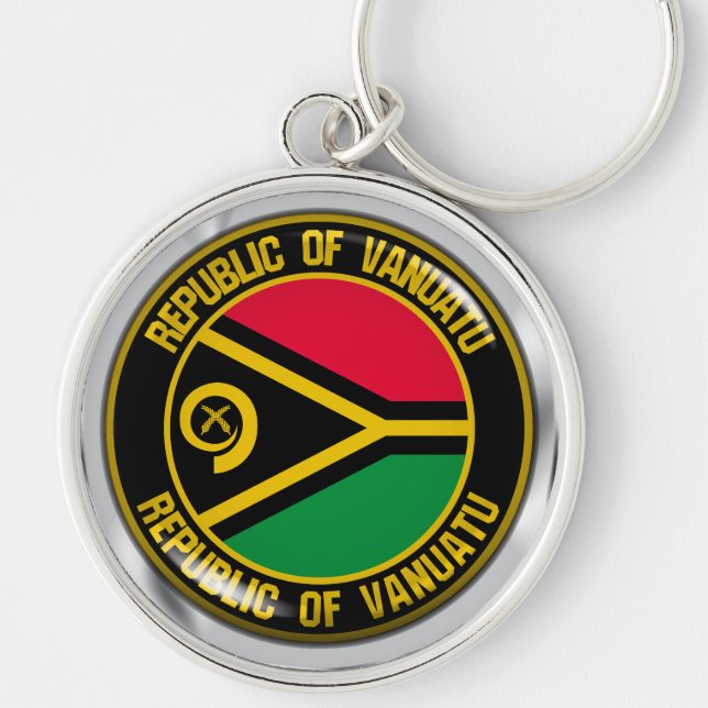 Chaveiro Vanuatu Round Emblem (Frente)