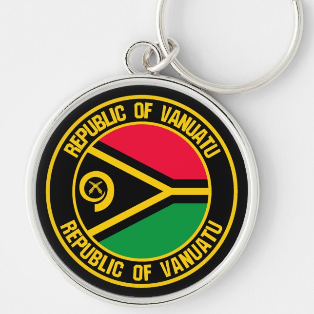 Chaveiro Vanuatu Round Emblem (Frente)
