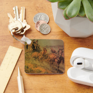 Chaveiro Vaqueiros Antigos, A Diligência por John Borein