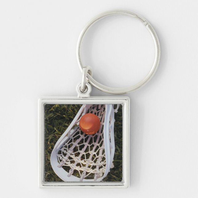 Chaveiro Vara e bola do Lacrosse (Frente)