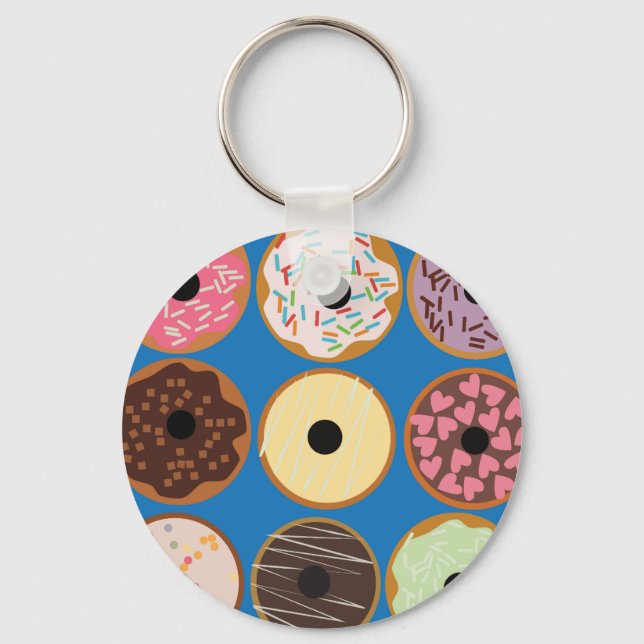Chaveiro Variedades de Donuts (Frente)