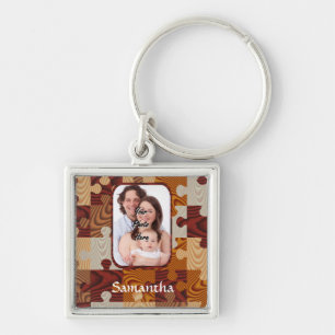 Chaveiro Varsóvia de madeira falsa personalizada