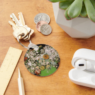 Chaveiro Vase com Flores da Zinnia por Vincent van Gogh